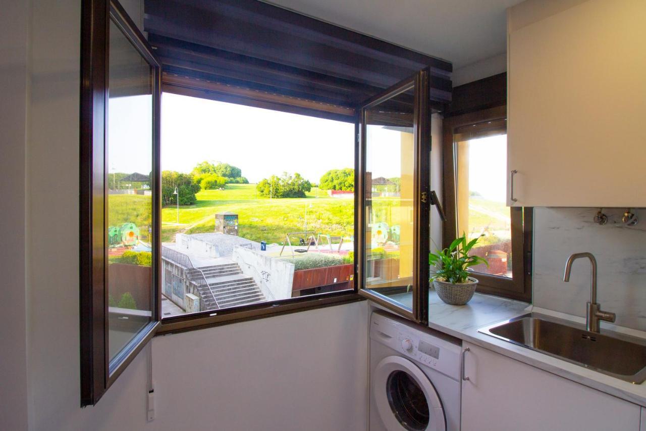 Loft En Gijon - Cimavilla Con Vistas Al Cerro מראה חיצוני תמונה